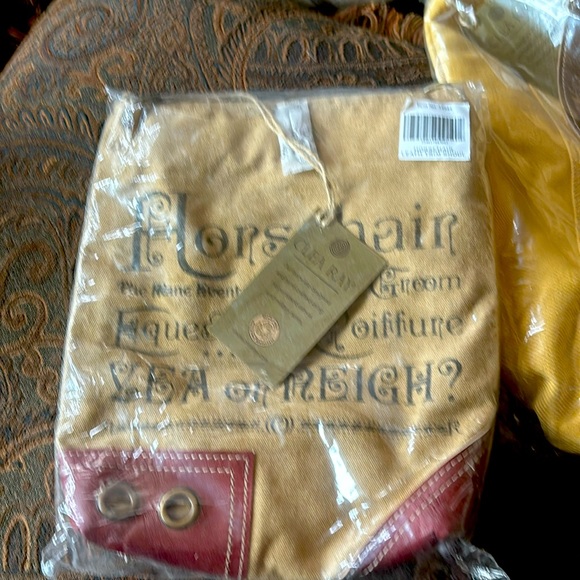 Crossbody bag with leather trim, adjustable strap - Picture 1 of 1